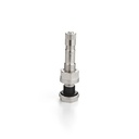Alcoa Wheels VALVULA  RECTA short nickel plateado